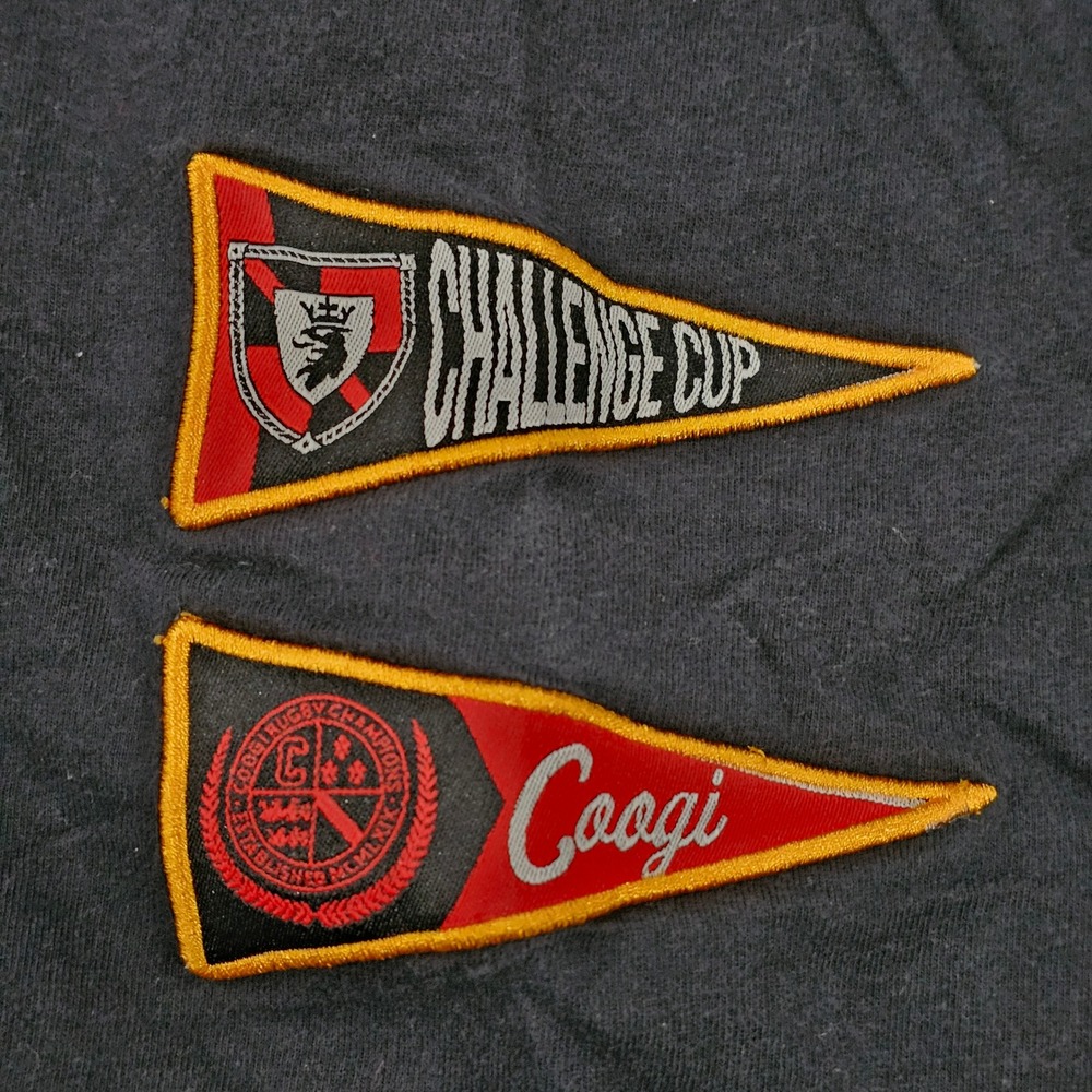 Coogi T Shirt‎ Mens 5X Black Tri Nations Tournament Australian Rugby V-Neck Tee - Picture 6 of 8